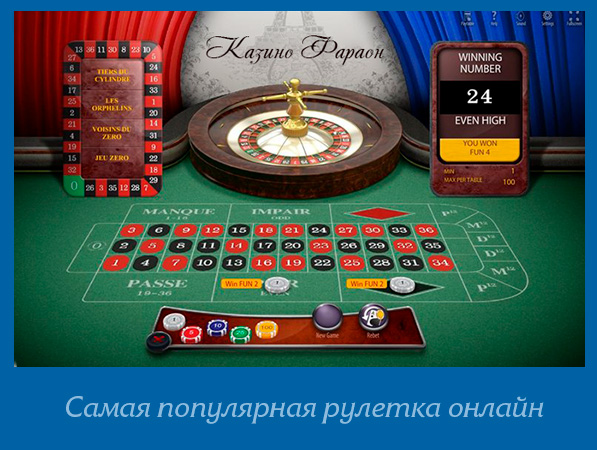 онлайн казино рулетка фараон