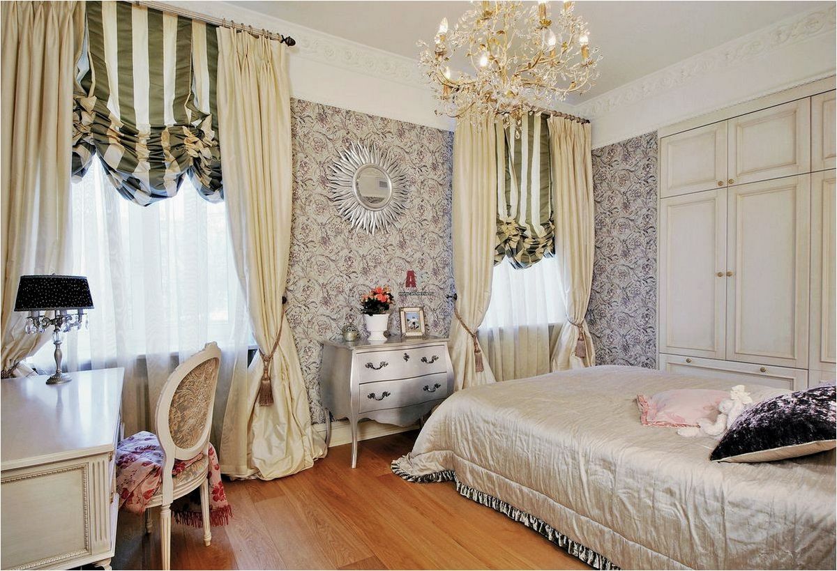 Дизайн спальни в классическом стиле 