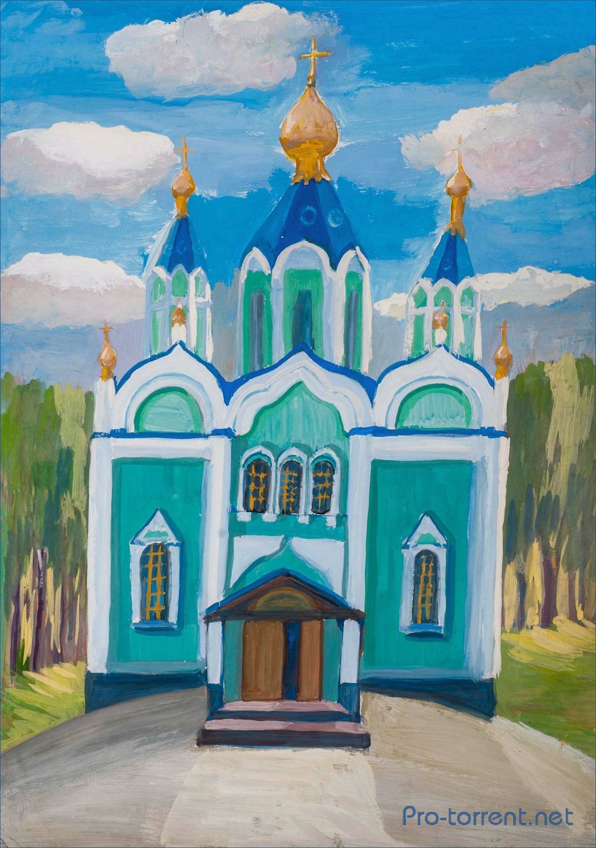 Церковь в детском рисунке — вдохновение, творчество и важность религиозных мотивов в детской живописи